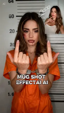 Mug shot effect AI