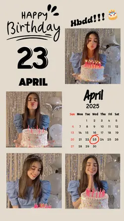 hbd 23 April 2025