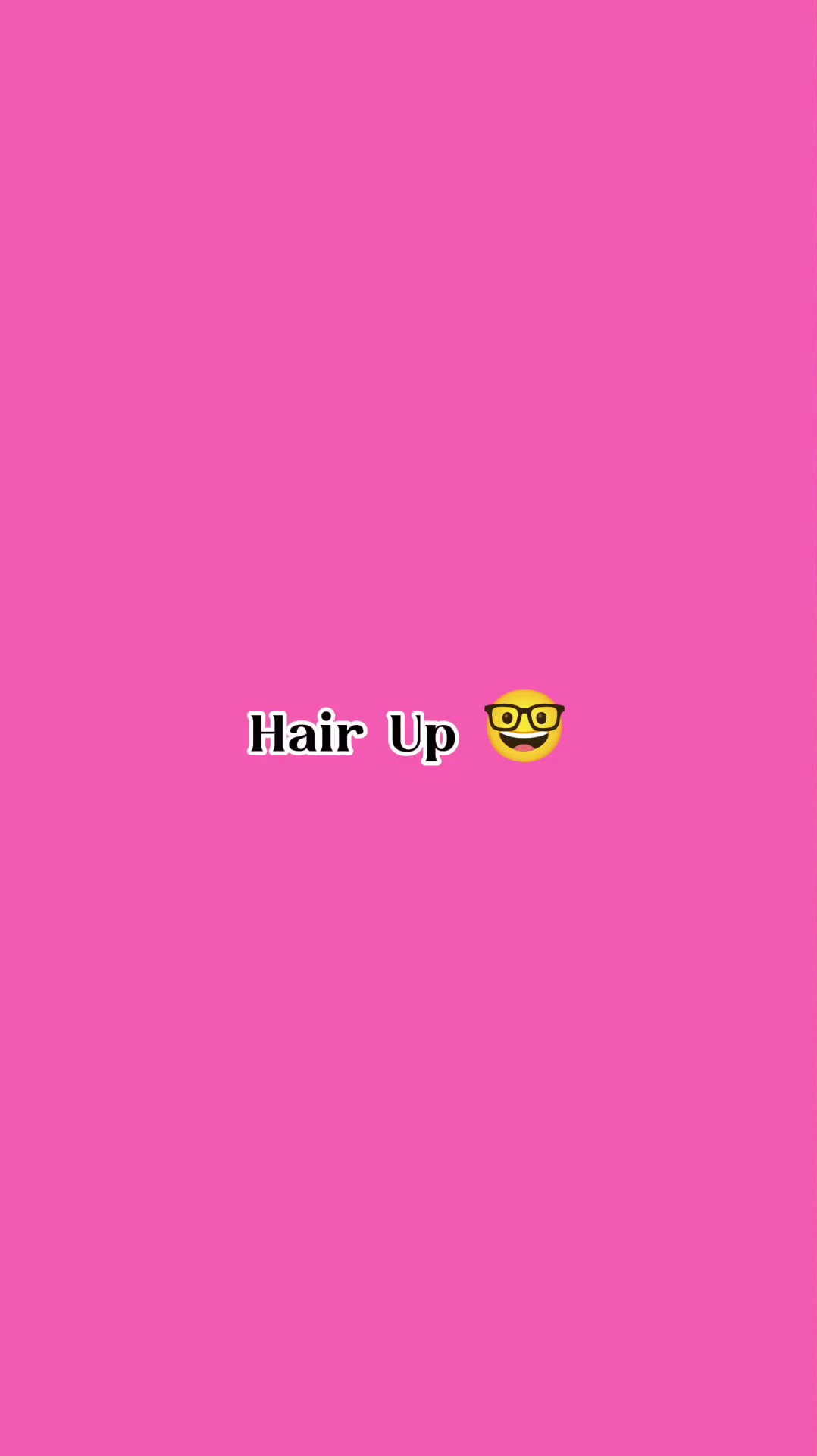 hair up