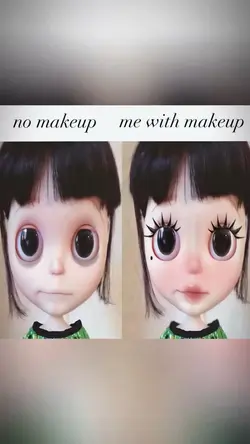 Mặt mộc và Makeup