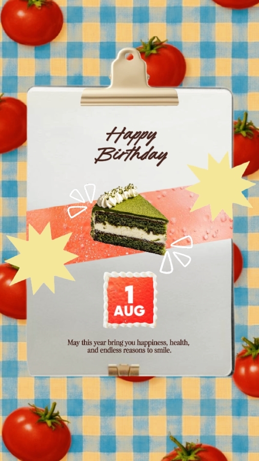 Aniversário 1 de agosto 