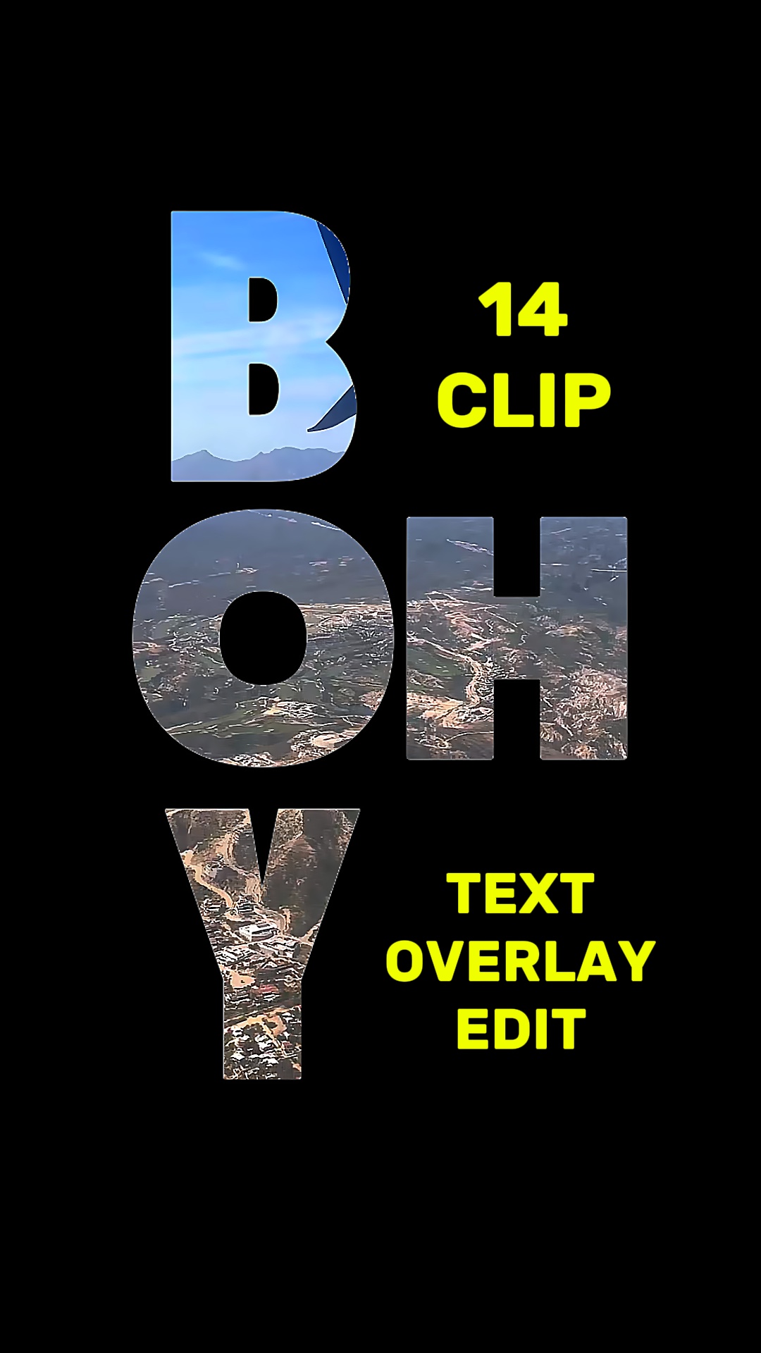 OH BOY Text-Overlay