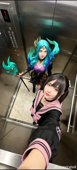 foto bareng Hero fav