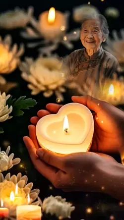 中元节点灯奇思念｜文字可改