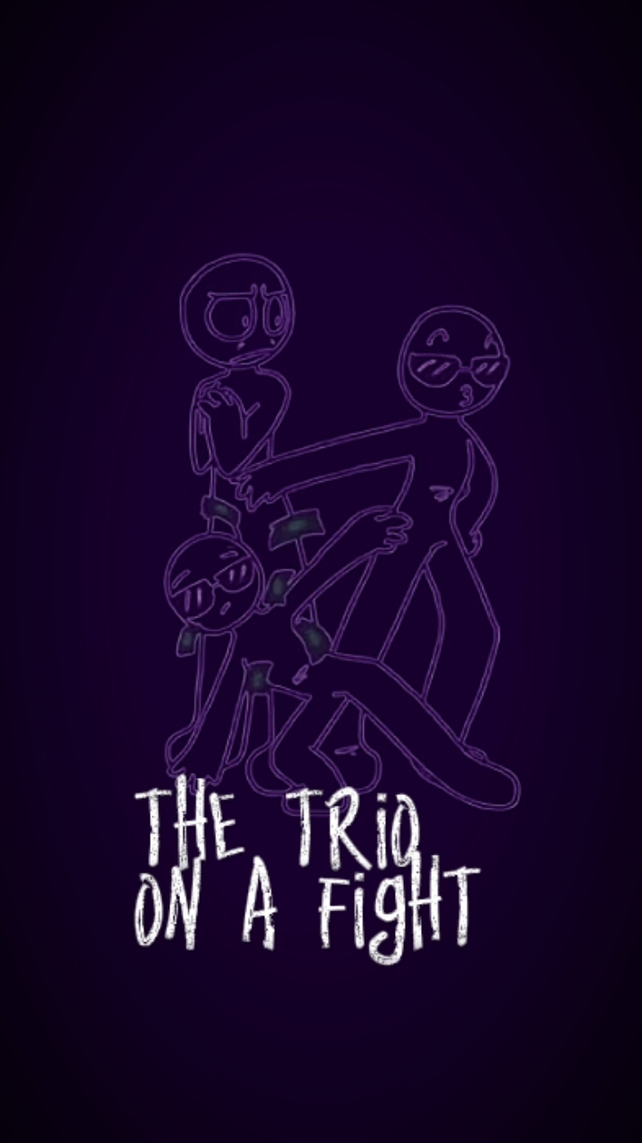 the trio on a fight