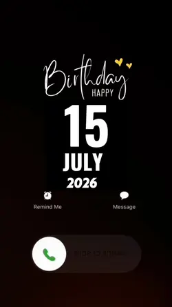Hbd 15 July 2026 
