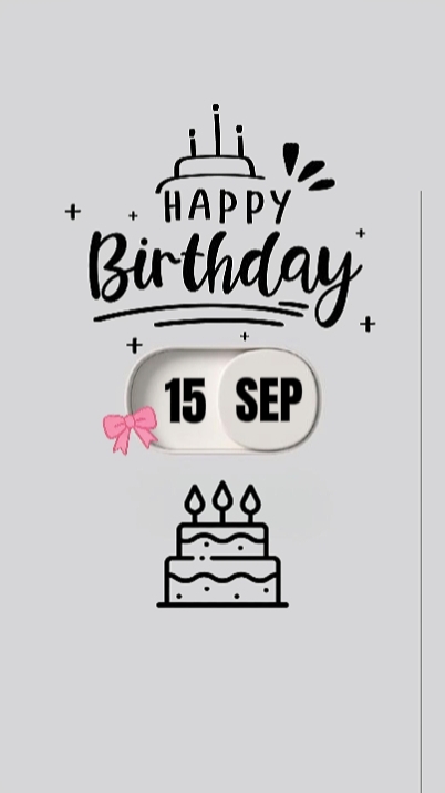 HBD 15 SEPT 2026