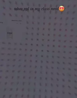 THINGS MY CLASS NEED