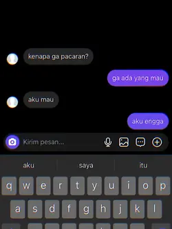 kenapa ga pacaran