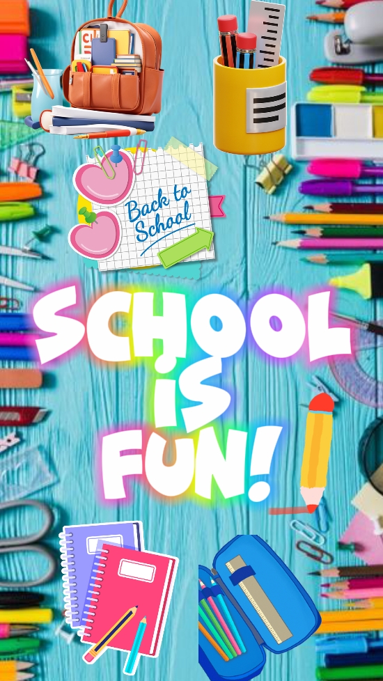 ¡La escuela es divertida!
