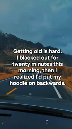 Getting old is hard