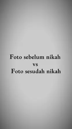 foto sebelum nikah 