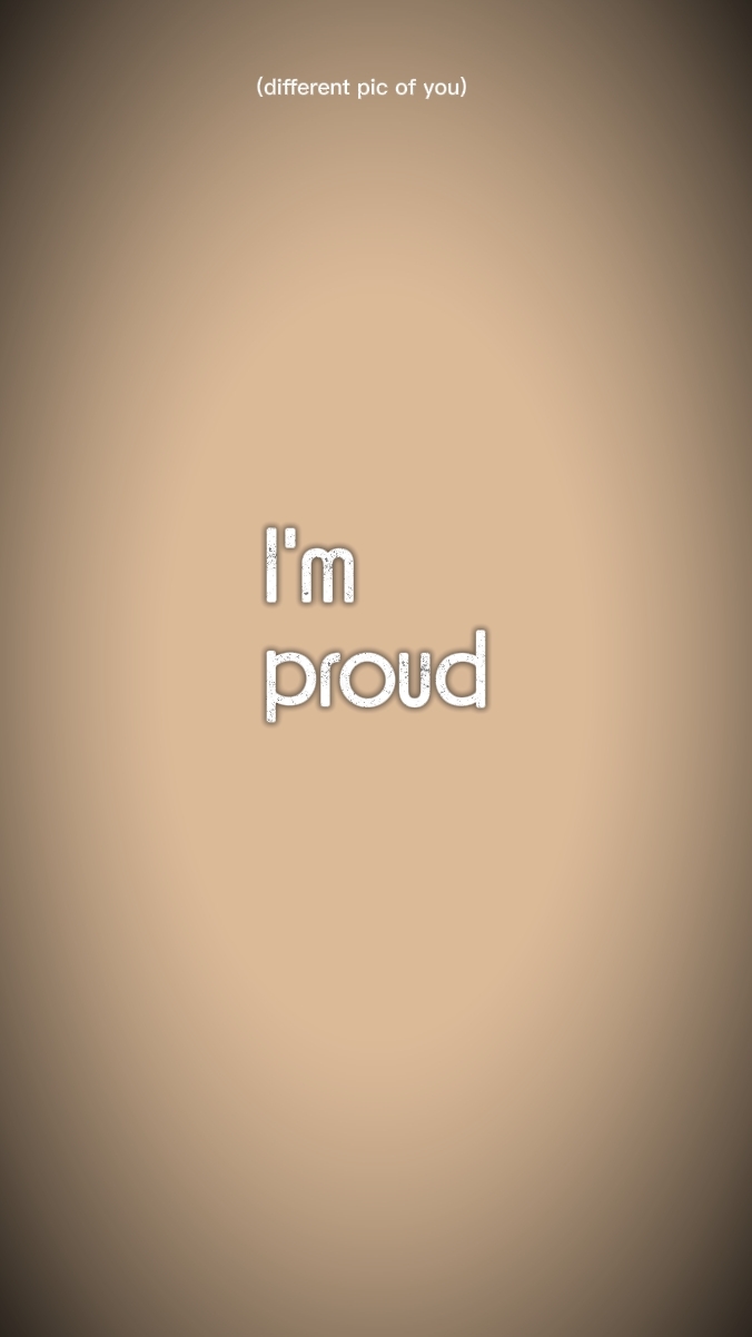 good job self 