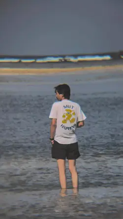 pap random di pantai