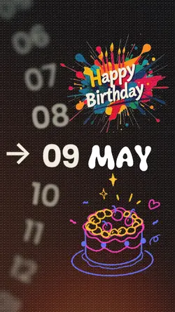 Birthday 9 May 