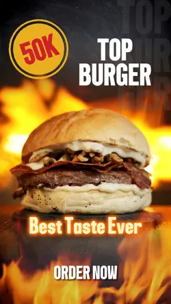 Food Burger Promo