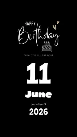 hbd 11 June 2026 