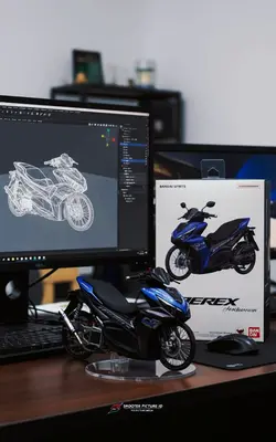 miniatur motor kece