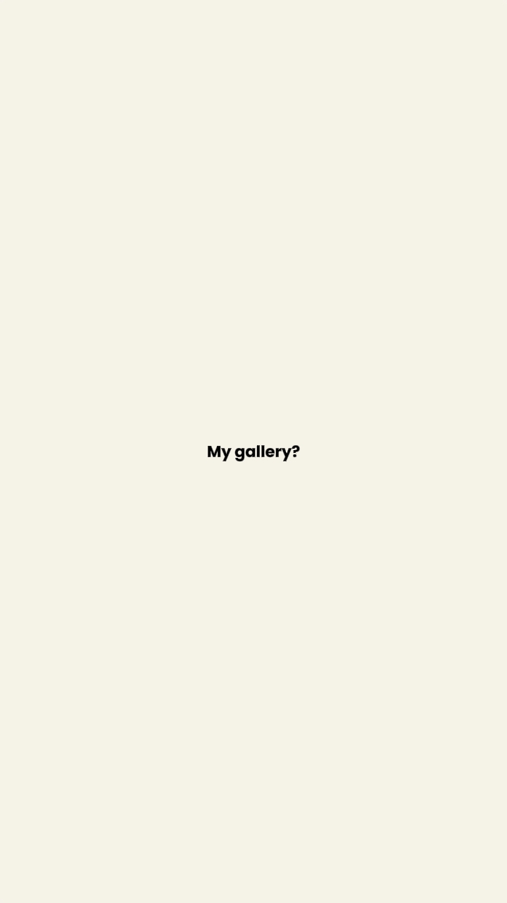 Minha galeria?