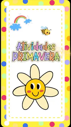 atividades primavera