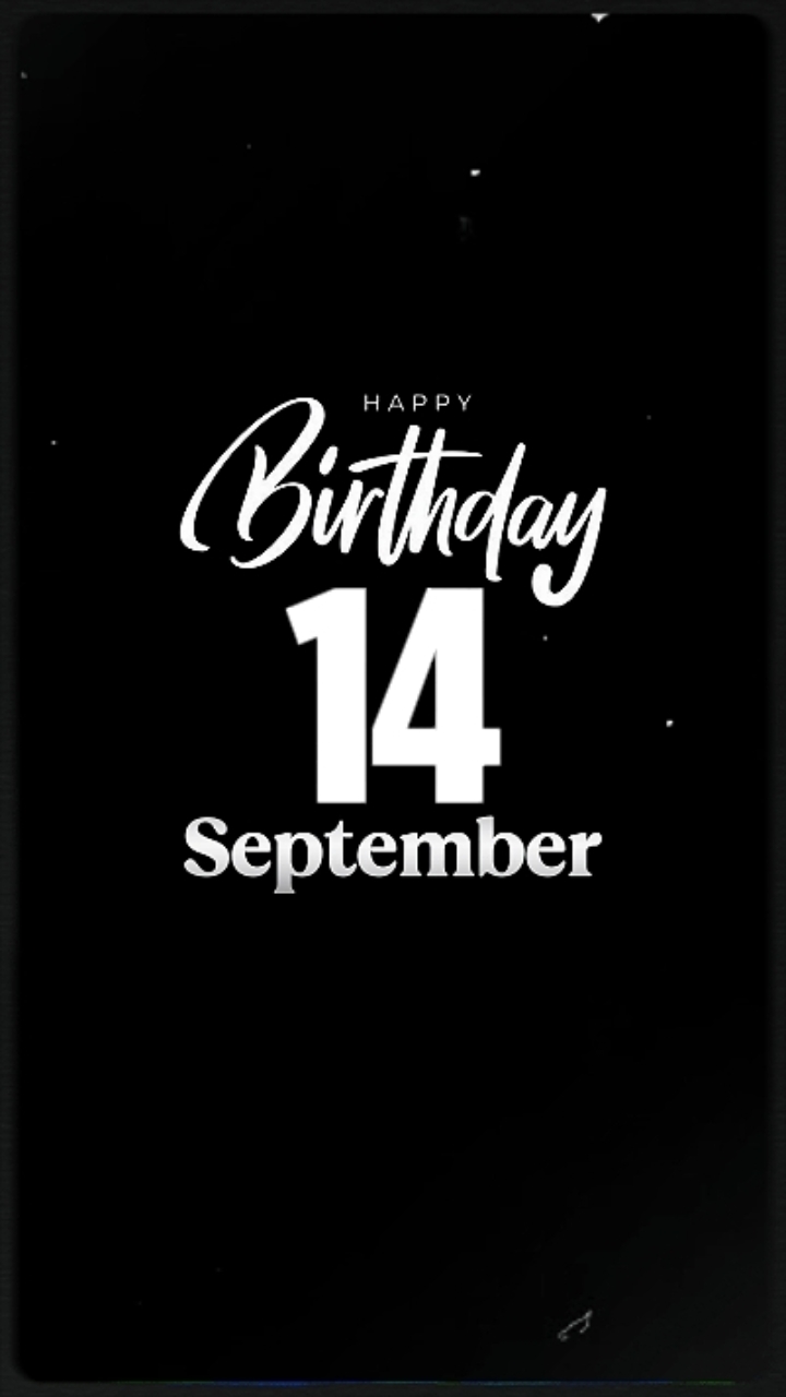 HBD 14 SEPTEMBER 