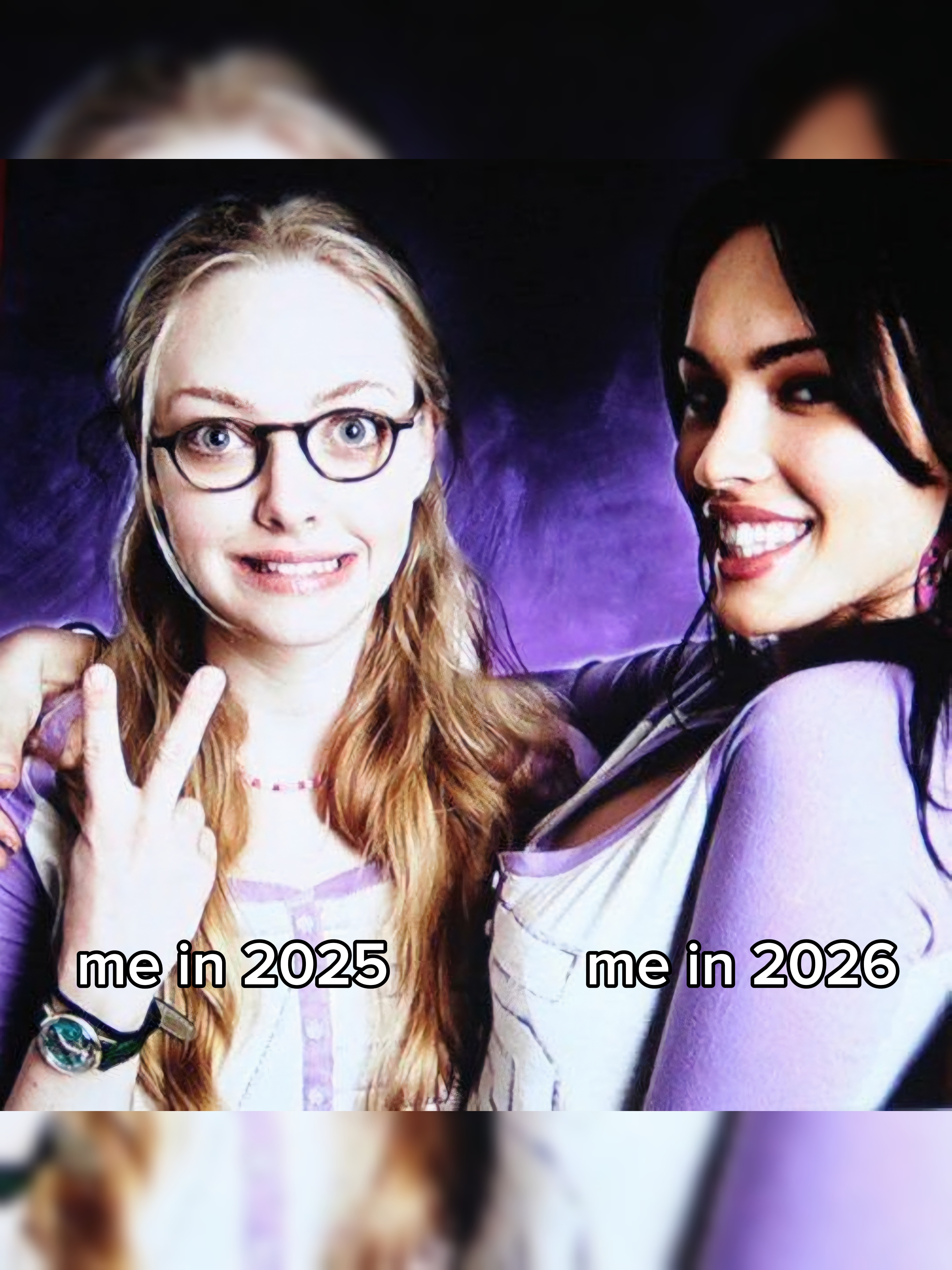 me in 2025 vs 2026