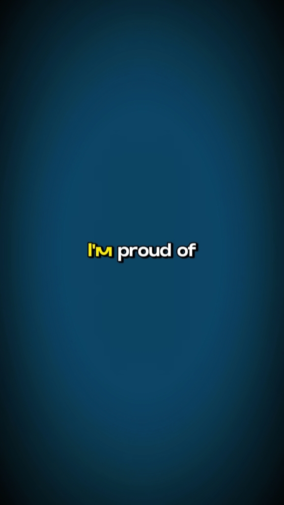 Estou orgulhoso de mim mesmo