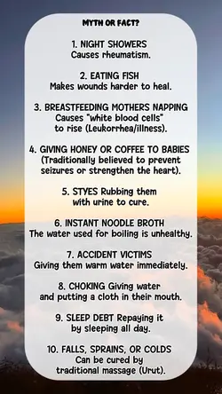 Myth or fact