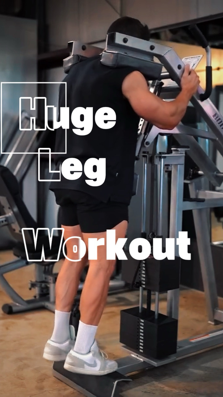 Entrenamiento de piernas enorme 