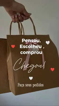 Chegou suas compras 