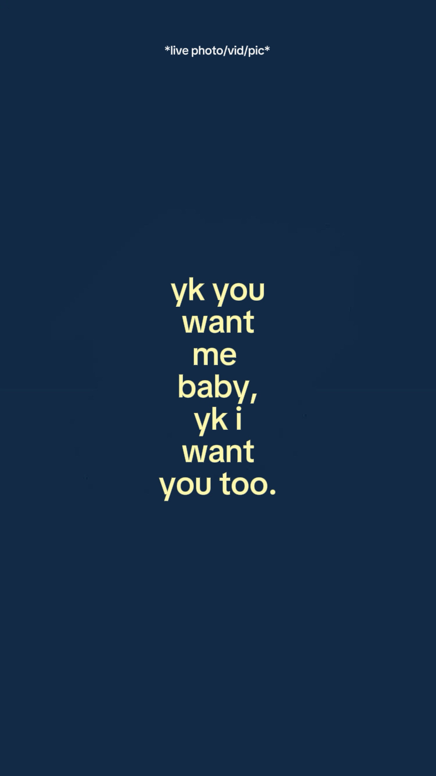 Youwantmebaby