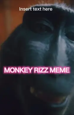 MONKEY RIZZ MEME 🤣