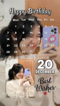 20 DEC, HBD TO ME
