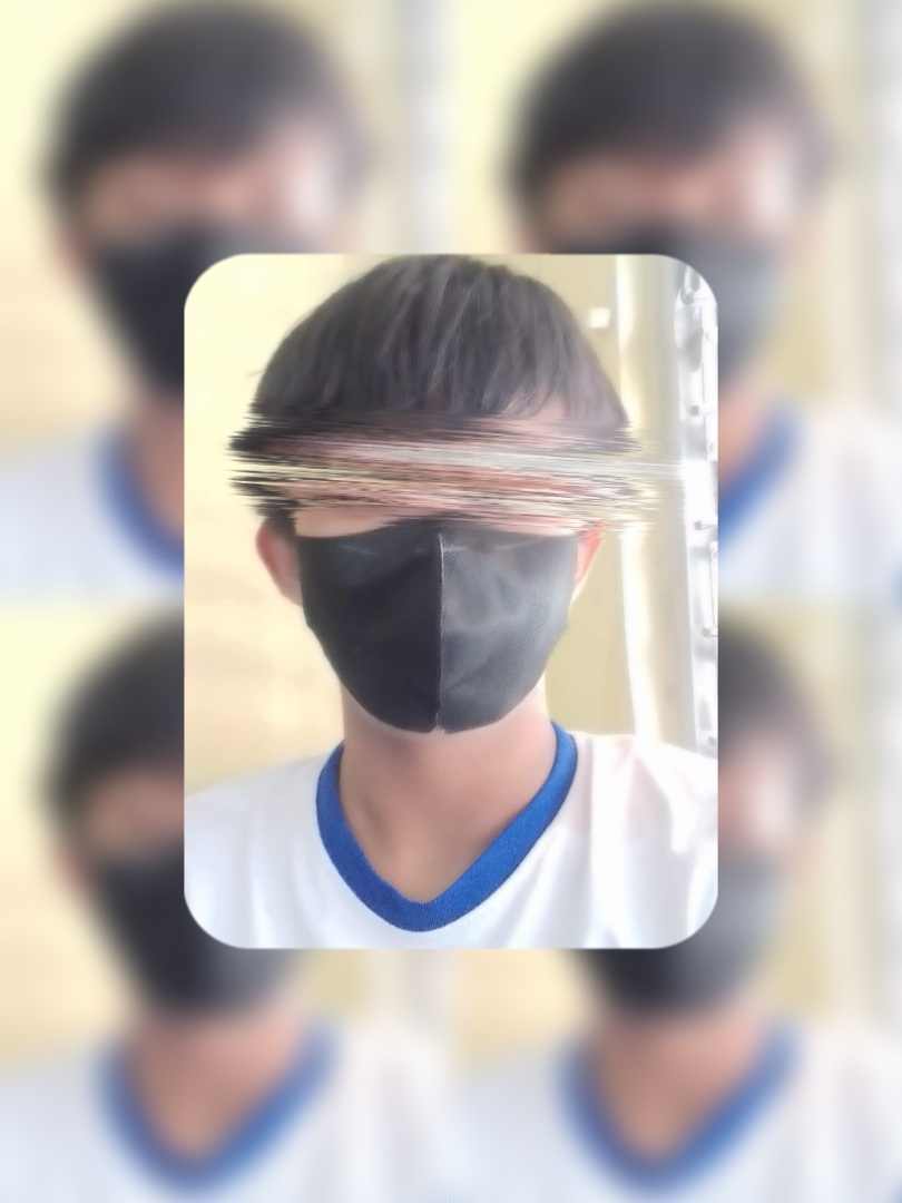 Visage flou 