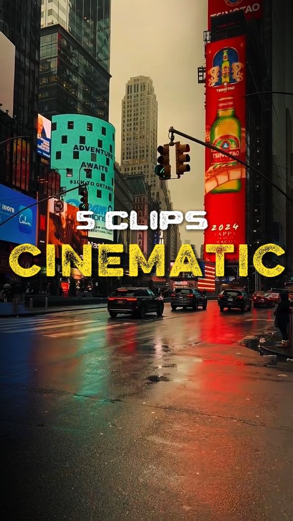 5 clips cinematic 