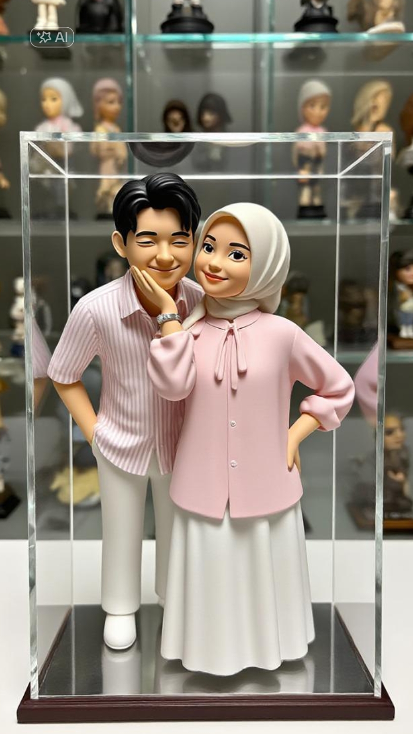 Miniatur kartun 3D