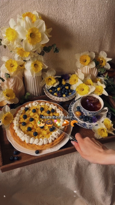gâteau d'été