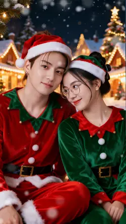 Xmas Couple Photo