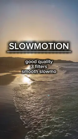 slow motion sea