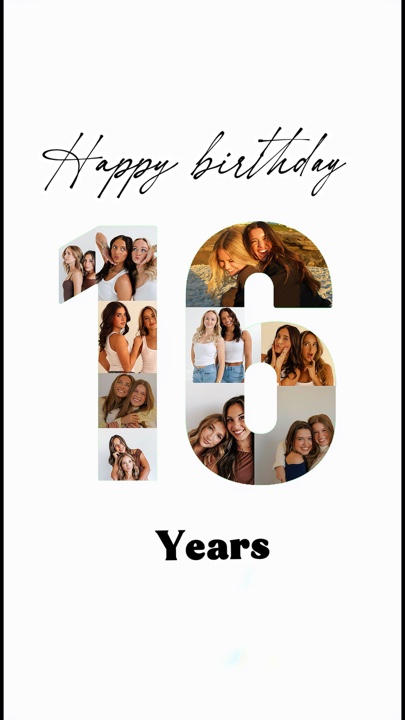 Birthday 16 year
