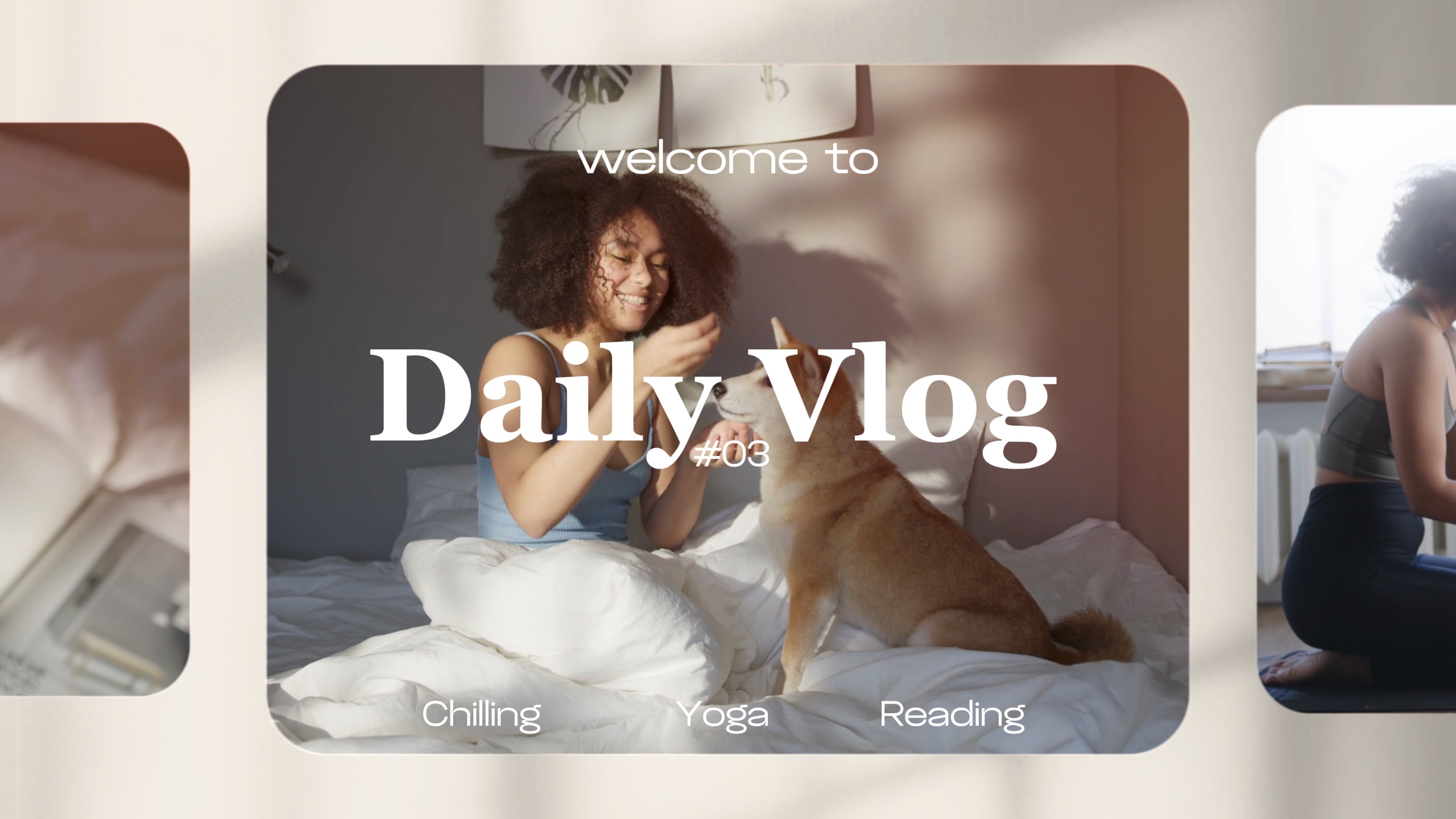 Introdução diária do vlog