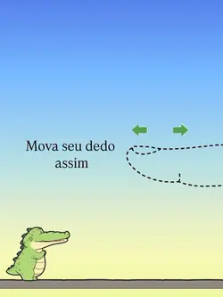 Ajude o jacaré 