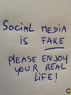 social media is fake