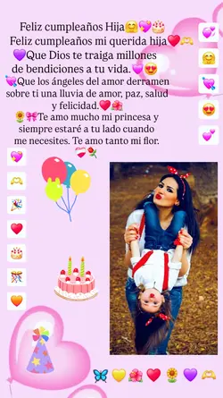 cumpleaños hija