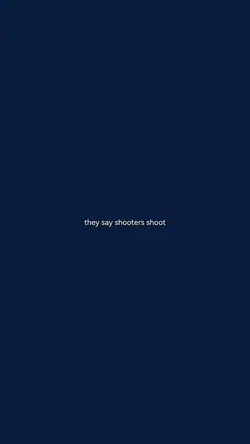 they say shooters