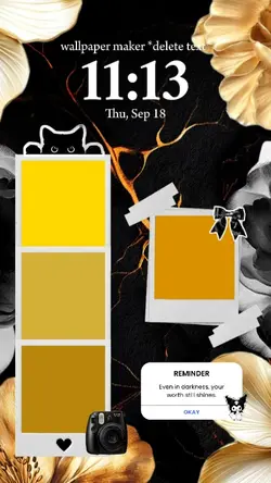 black and gold