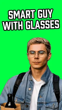 SMART GUY /w GLASSES