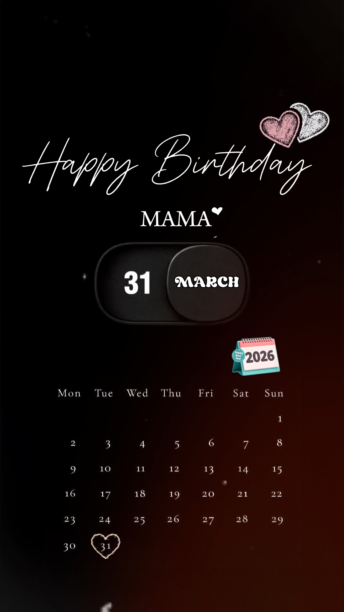 Cumpleaños Mamá 31 de marzo