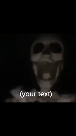 Skeleton fan meme