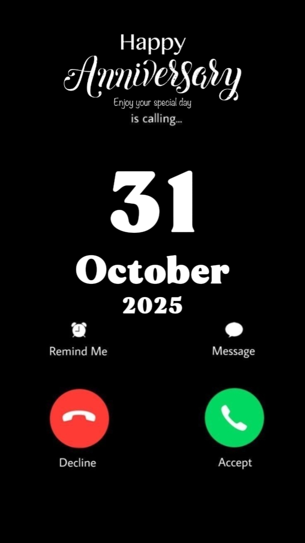 ANNIV 31 OCT. 2025